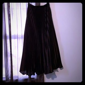 Black maxi skirt